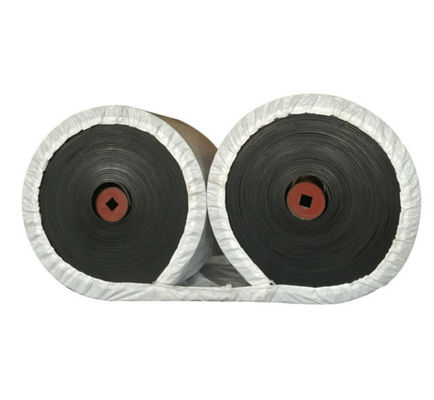 Correias transportadoras de borracha do nylon/poliéster NN 7 camadas do preto