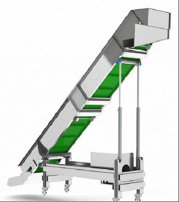 O Sidewall corrugado inclinou as correias transportadoras NN100 NN150 NN200