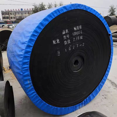 Cinturão transportador de cordão de aço anti-destruição preto ST1000 Cinturão transportador de corda de arame para aplicações pesadas