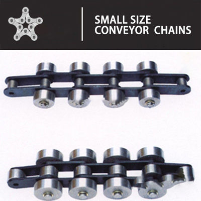 Cadeia de rolos de transportador de fluxo livre OEM 12,7 - 25,4 mm