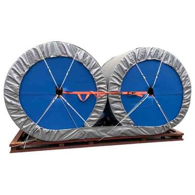 Correias transportadoras de borracha de nylon de NN 8.0mm 7 camadas do preto