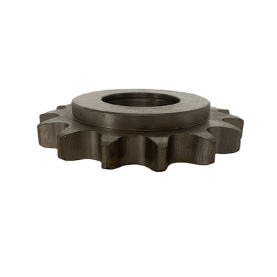 Rodas dentadas de corrente simples do rolo do aço carbono furadas pre com dentes endurecidos